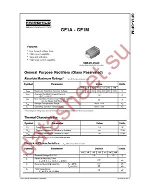 GF1A datasheet  